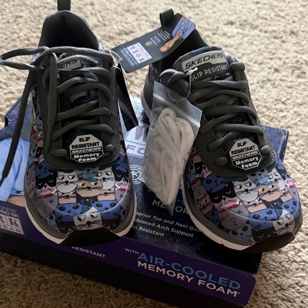 Skechers Kids Sneakers - Blue and Gray